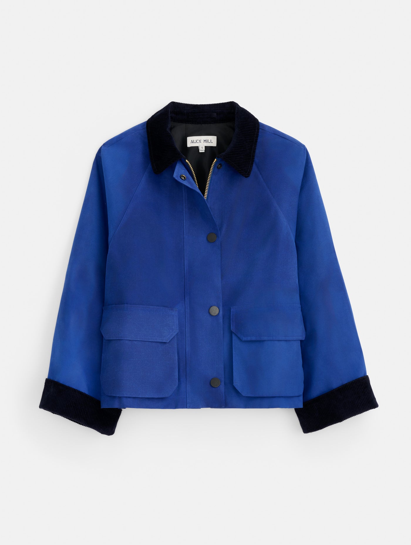 Chiltern Cropped Jacket In Waxed Canvas