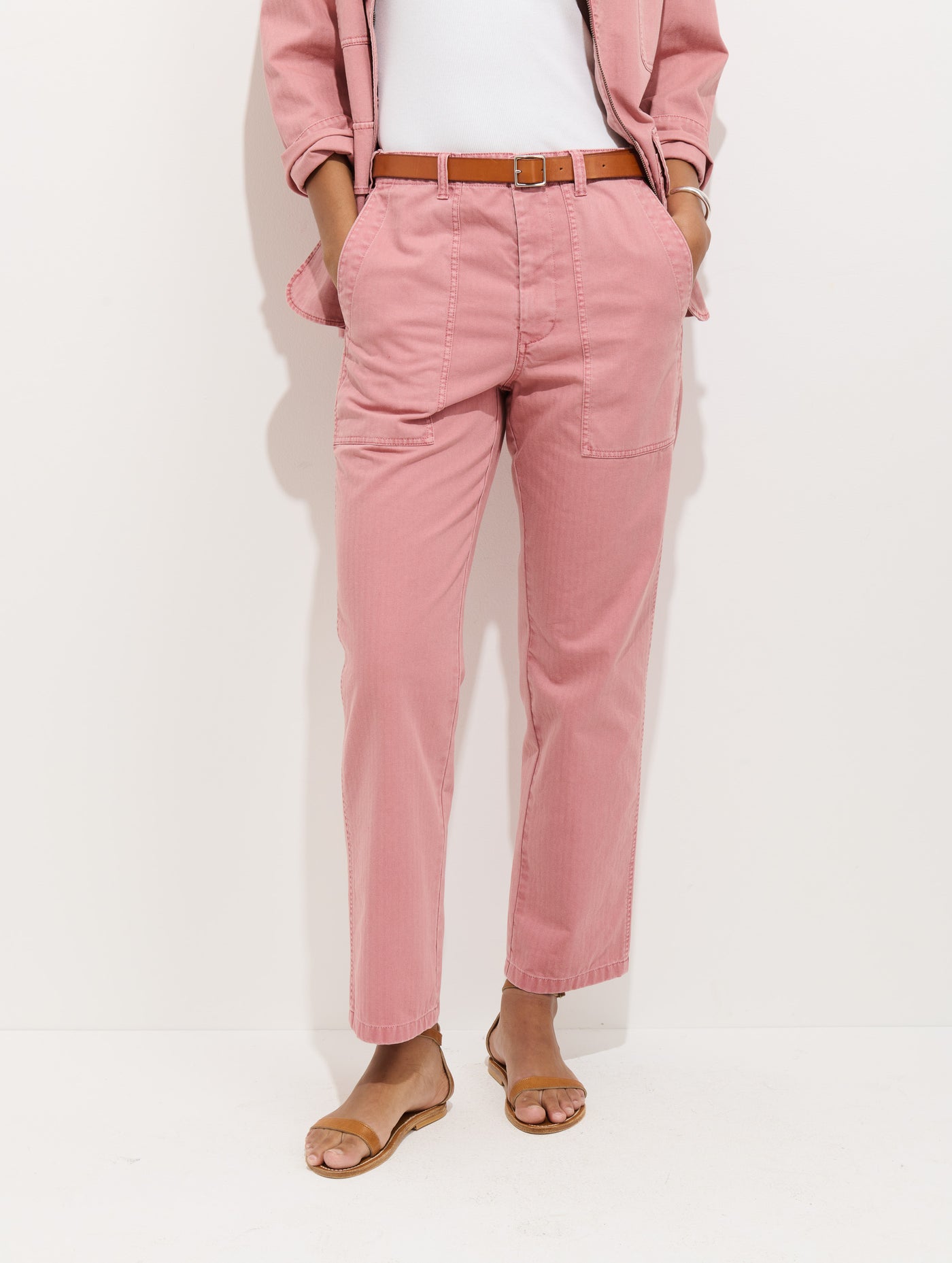 Neil Pant In Herringbone