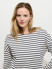 Avignon Striped Tee In Cotton
