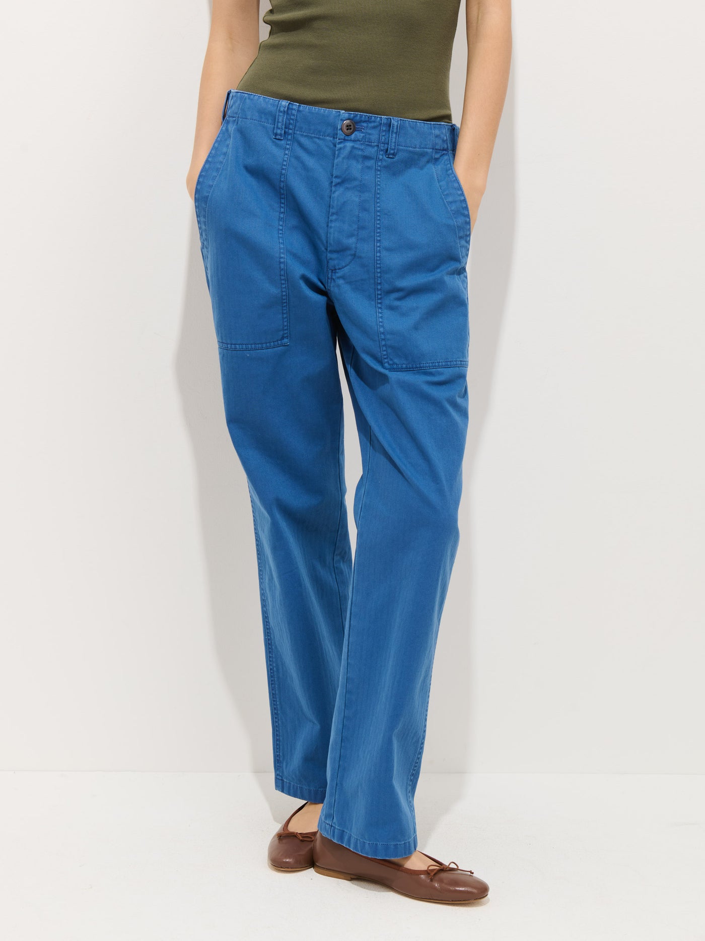 Neil Pant In Herringbone