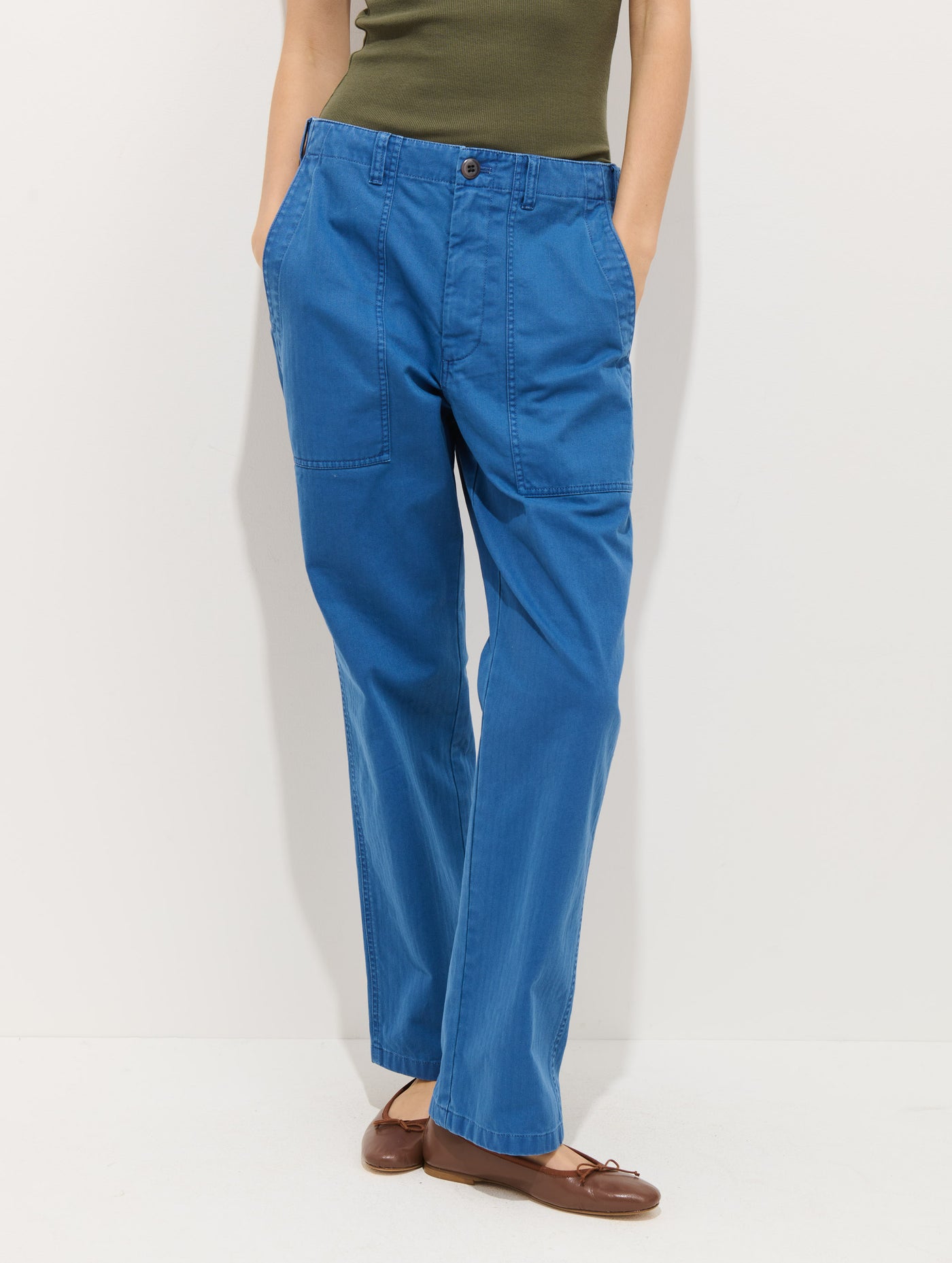 Neil Pant In Herringbone