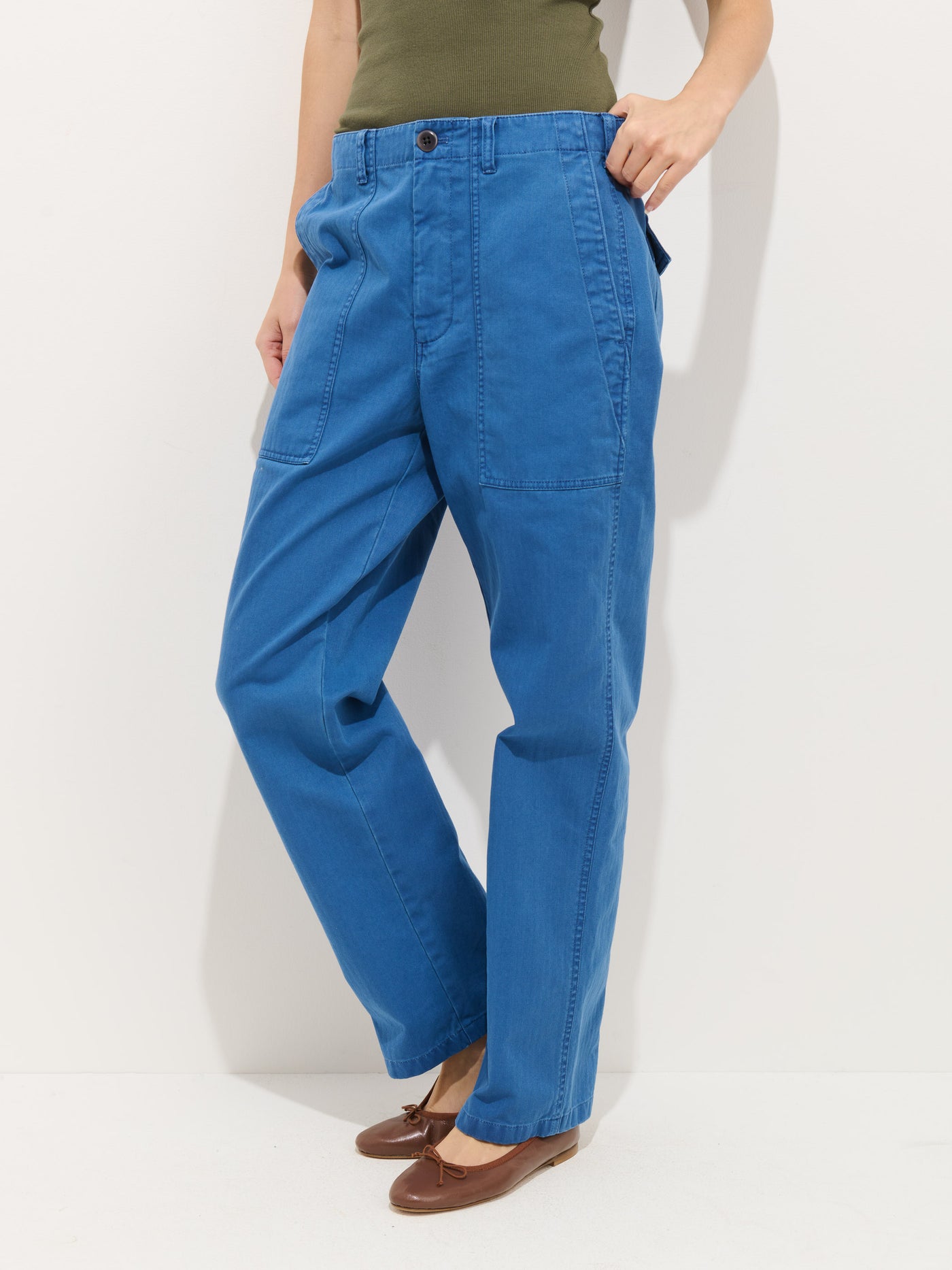 Neil Pant In Herringbone