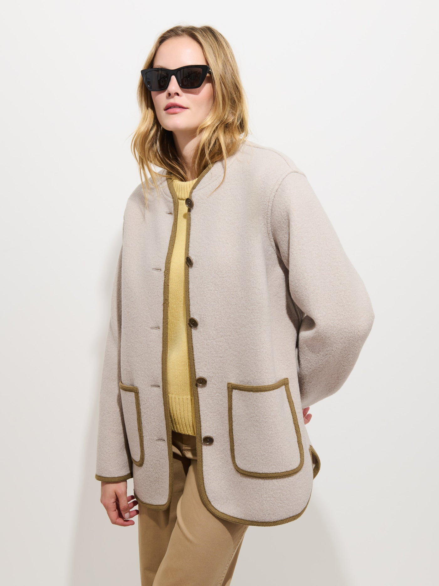 Cambridge Jacket in Boiled Wool