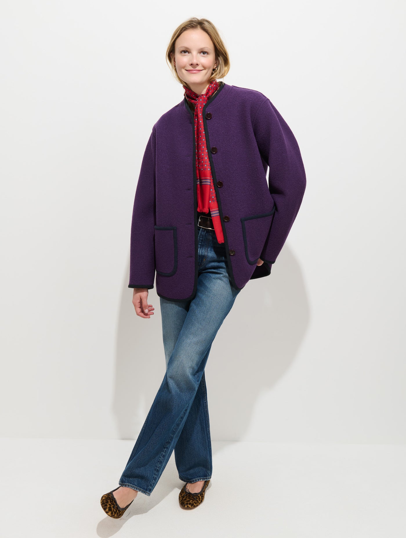 Cambridge Jacket in Boiled Wool