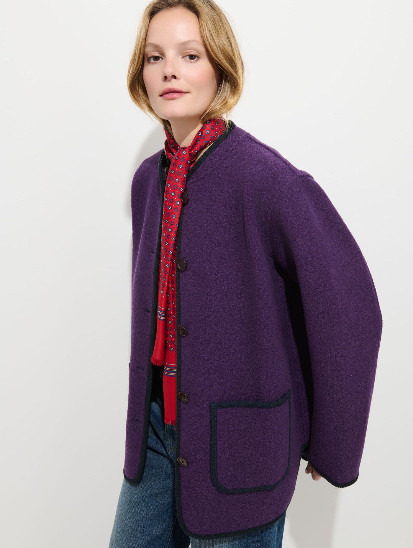 Cambridge Jacket in Boiled Wool