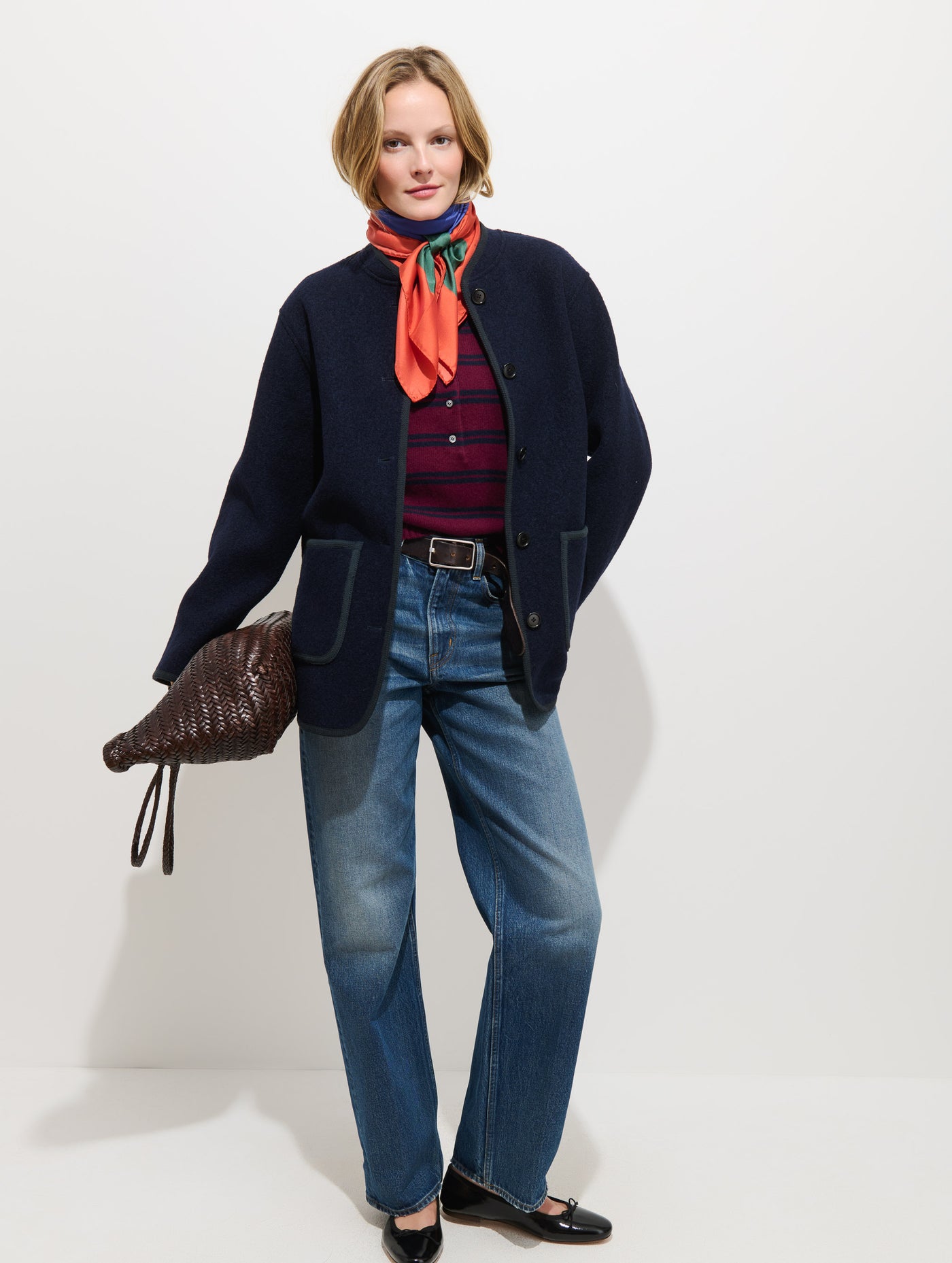 Cambridge Jacket in Boiled Wool