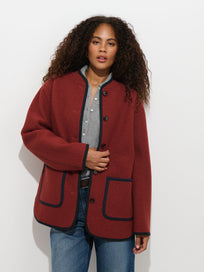 Cambridge Jacket in Boiled Wool