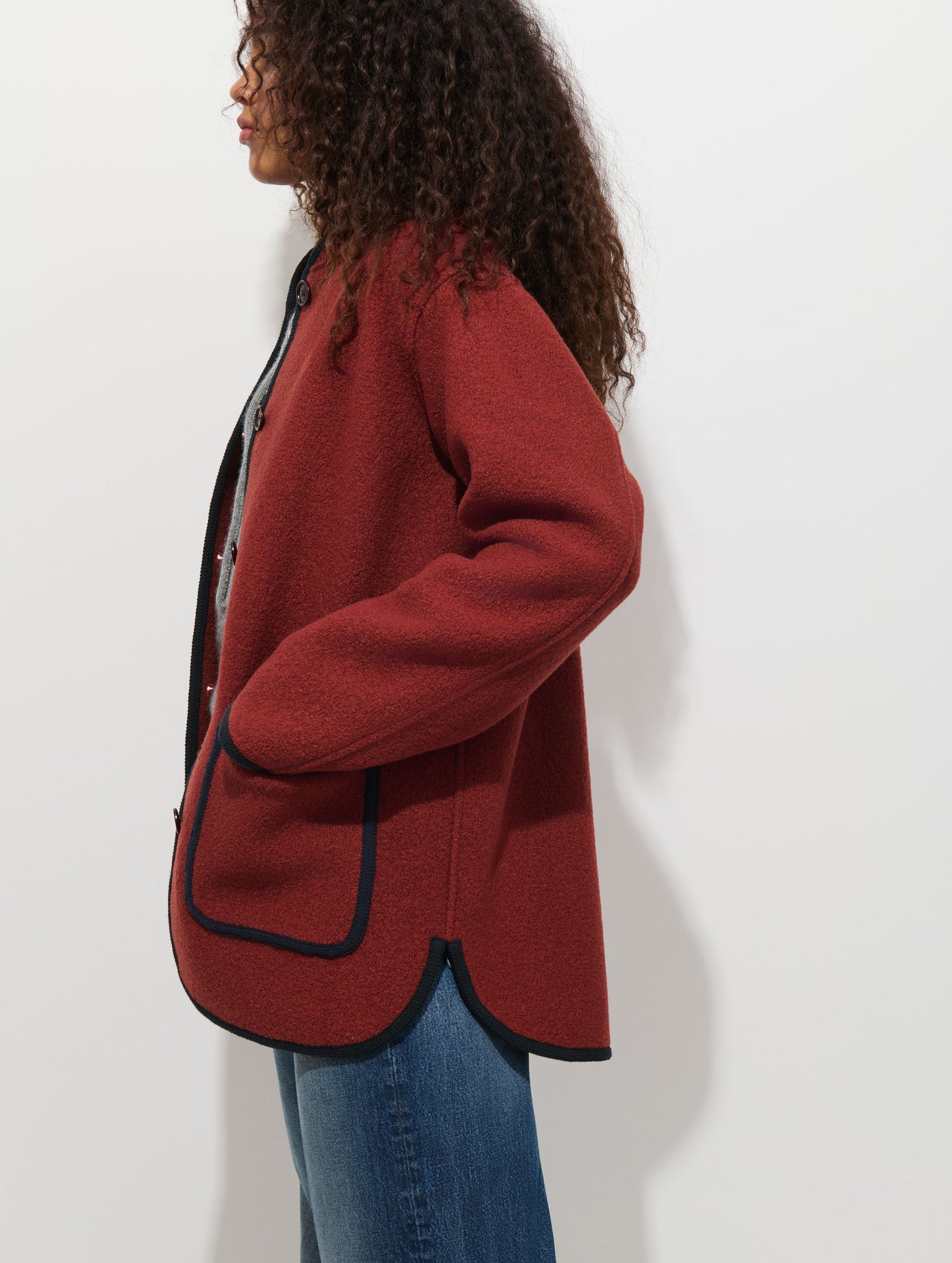 Cambridge Jacket in Boiled Wool