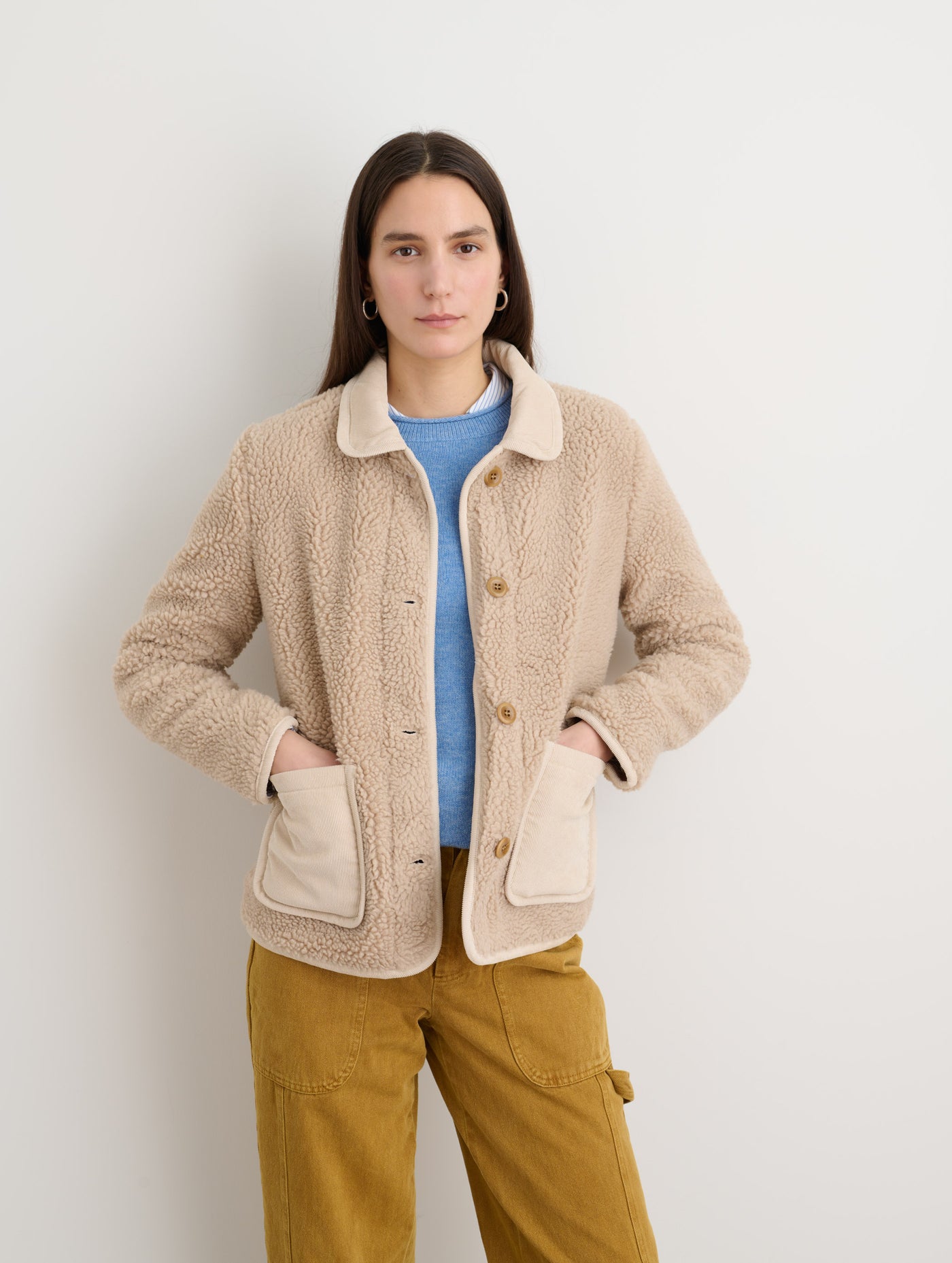 Marley Jacket in Sherpa