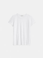 Prospect Tee In Broken Cotton Jersey In White