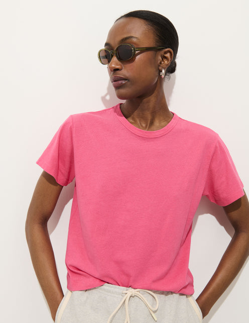 Garcon Tee In Linen Cotton