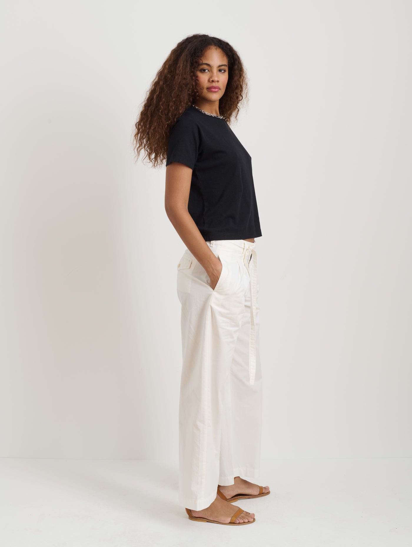 Garcon Tee In Linen Cotton