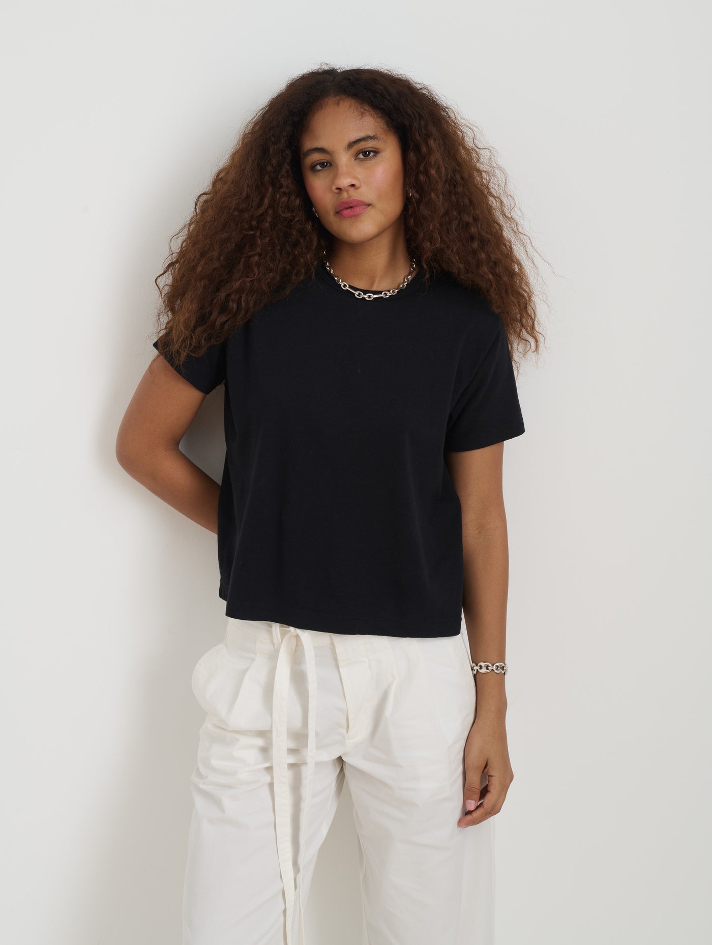 Garcon Tee In Linen Cotton