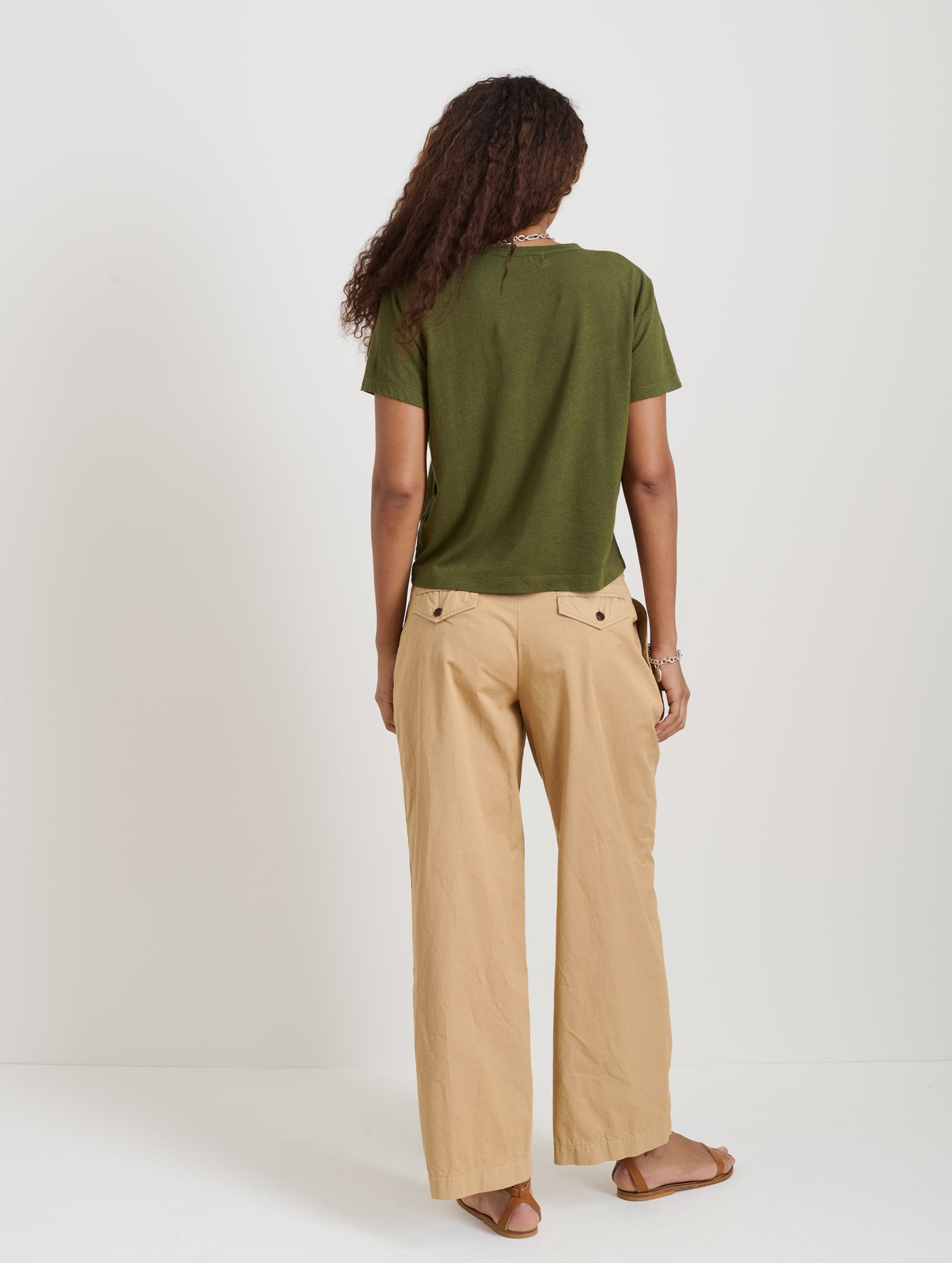 Garcon Tee In Linen Cotton