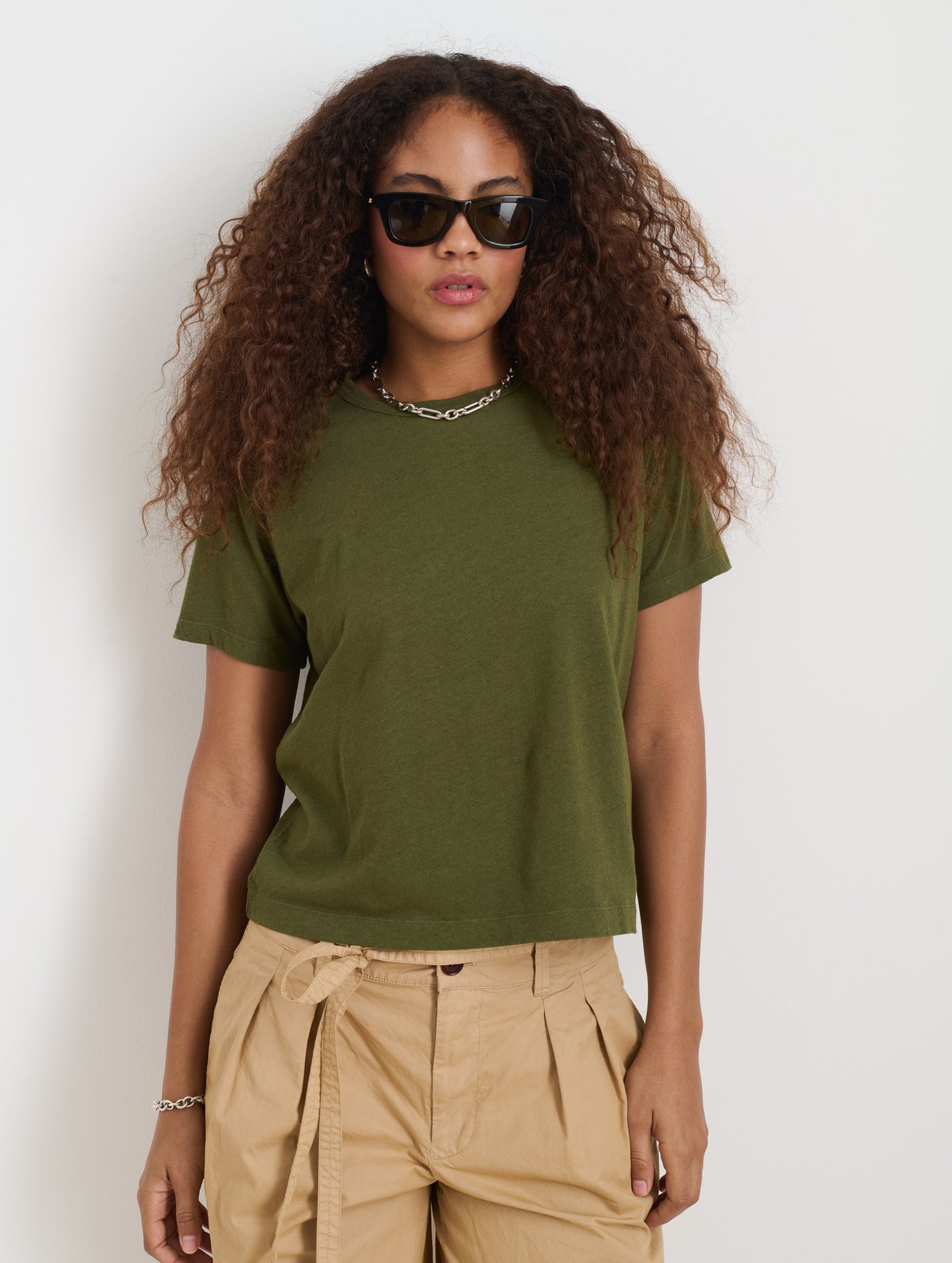 Garcon Tee In Linen Cotton