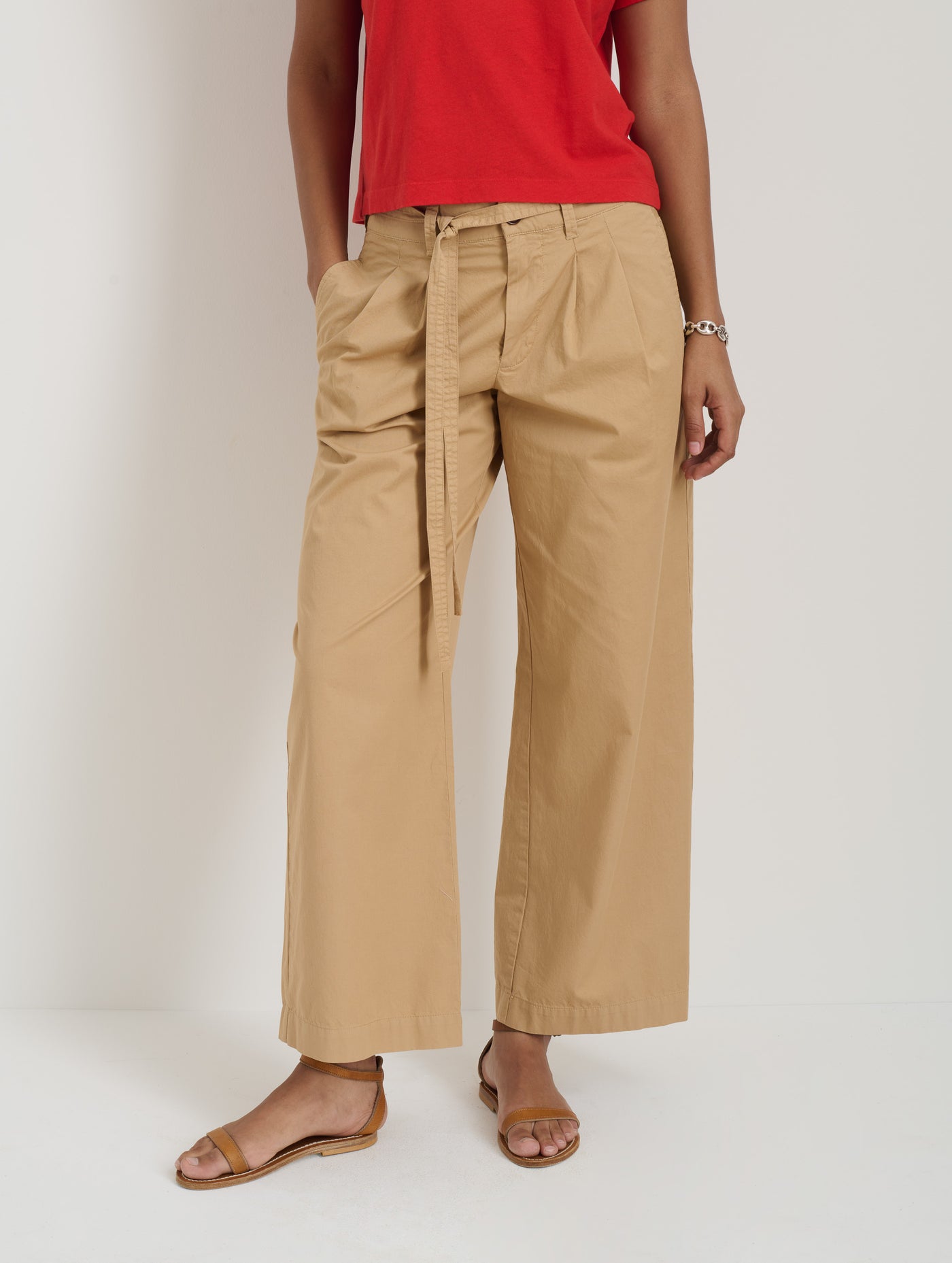 Ina Pleated Pant In Summer Twill