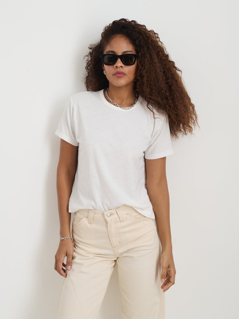 Garcon Tee In Linen Cotton