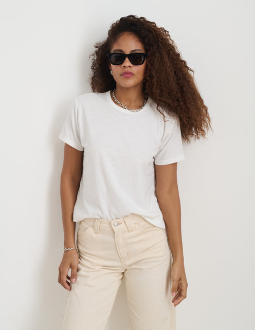 Garcon Tee In Linen Cotton