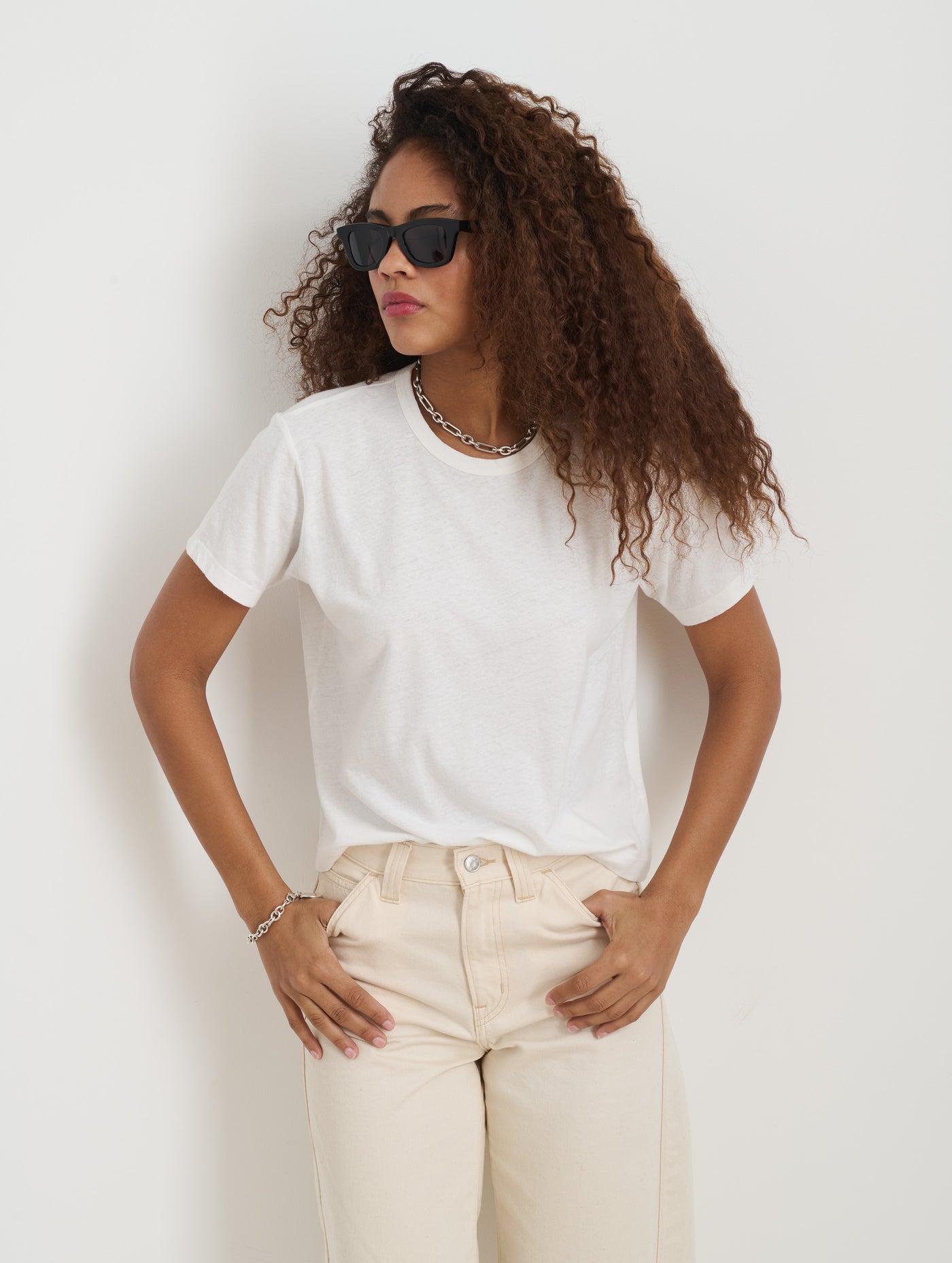 Garcon Tee In Linen Cotton