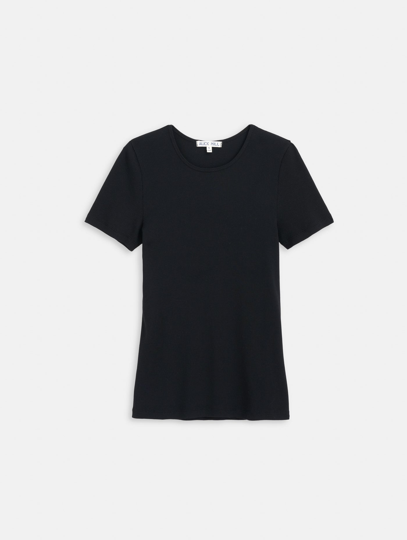 Carolyn Tee In Fine Rib