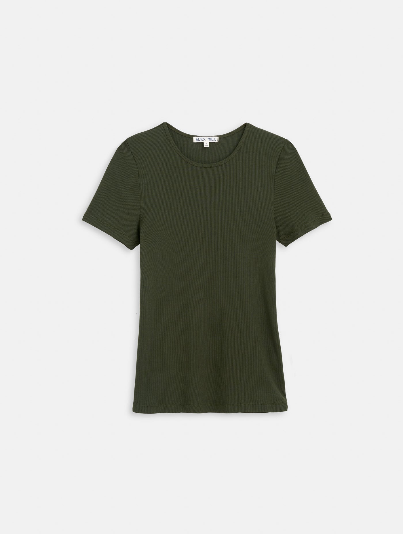 Carolyn Tee In Fine Rib