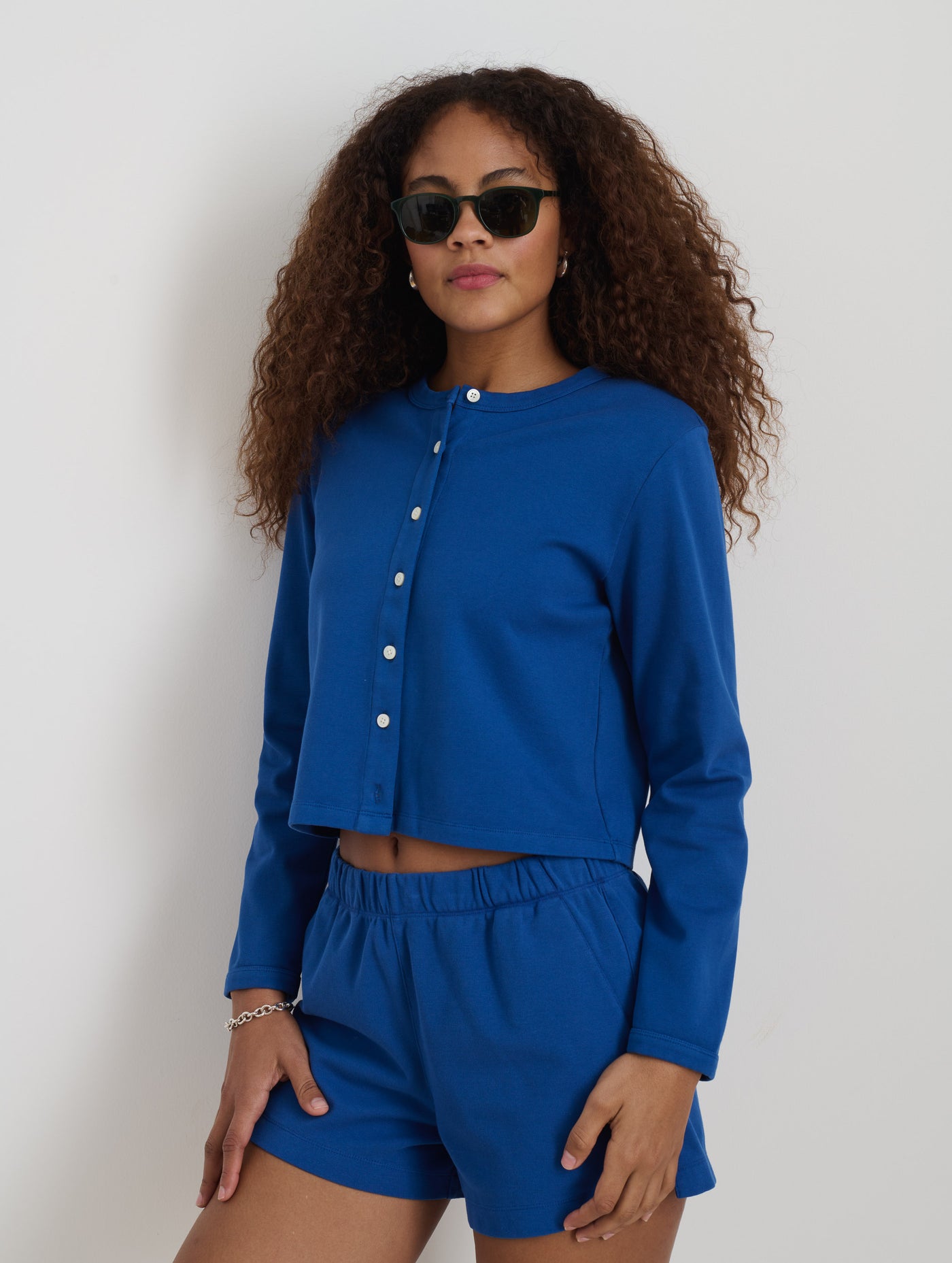 Coco Sport Cardigan In Cotton