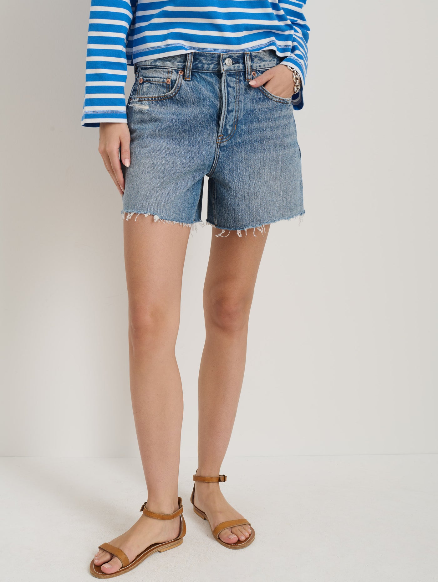 Stella Short in Denim