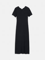 Carolyn Dress In Fine Rib