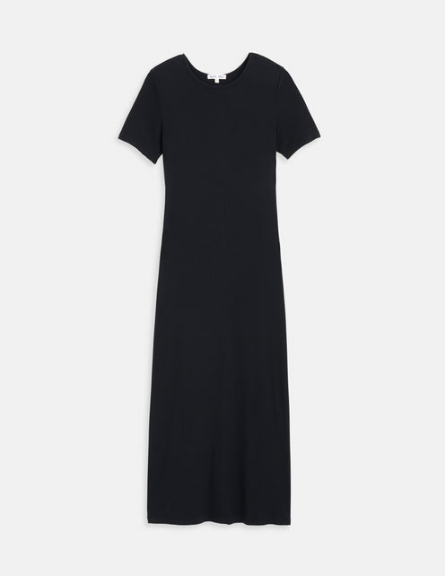 Carolyn Dress In Fine Rib