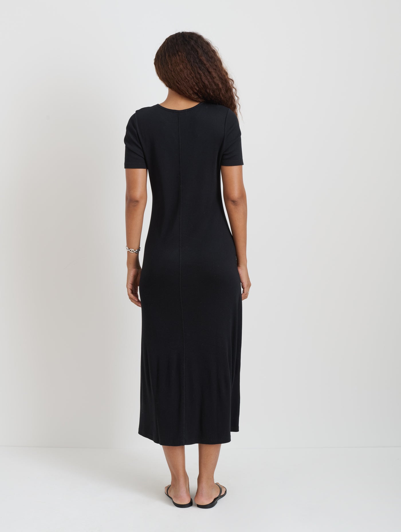 Carolyn Dress In Fine Rib
