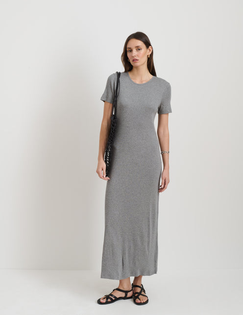 Carolyn Dress In Fine Rib