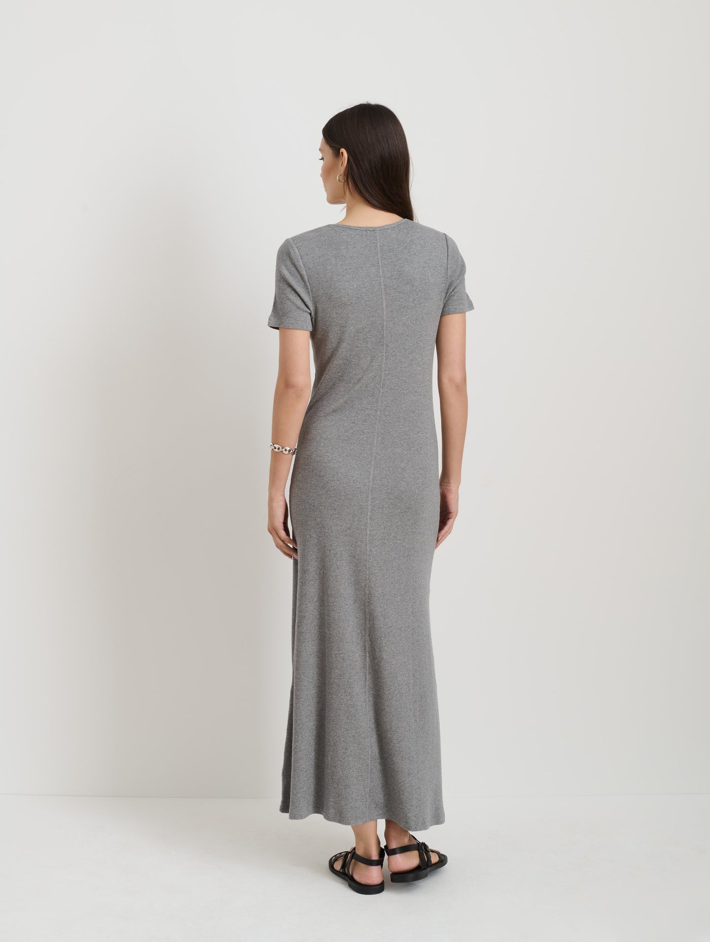 Carolyn Dress In Fine Rib