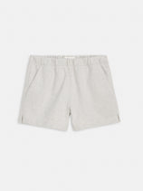 Coco Sport Short In Cotton In Heather Grey
