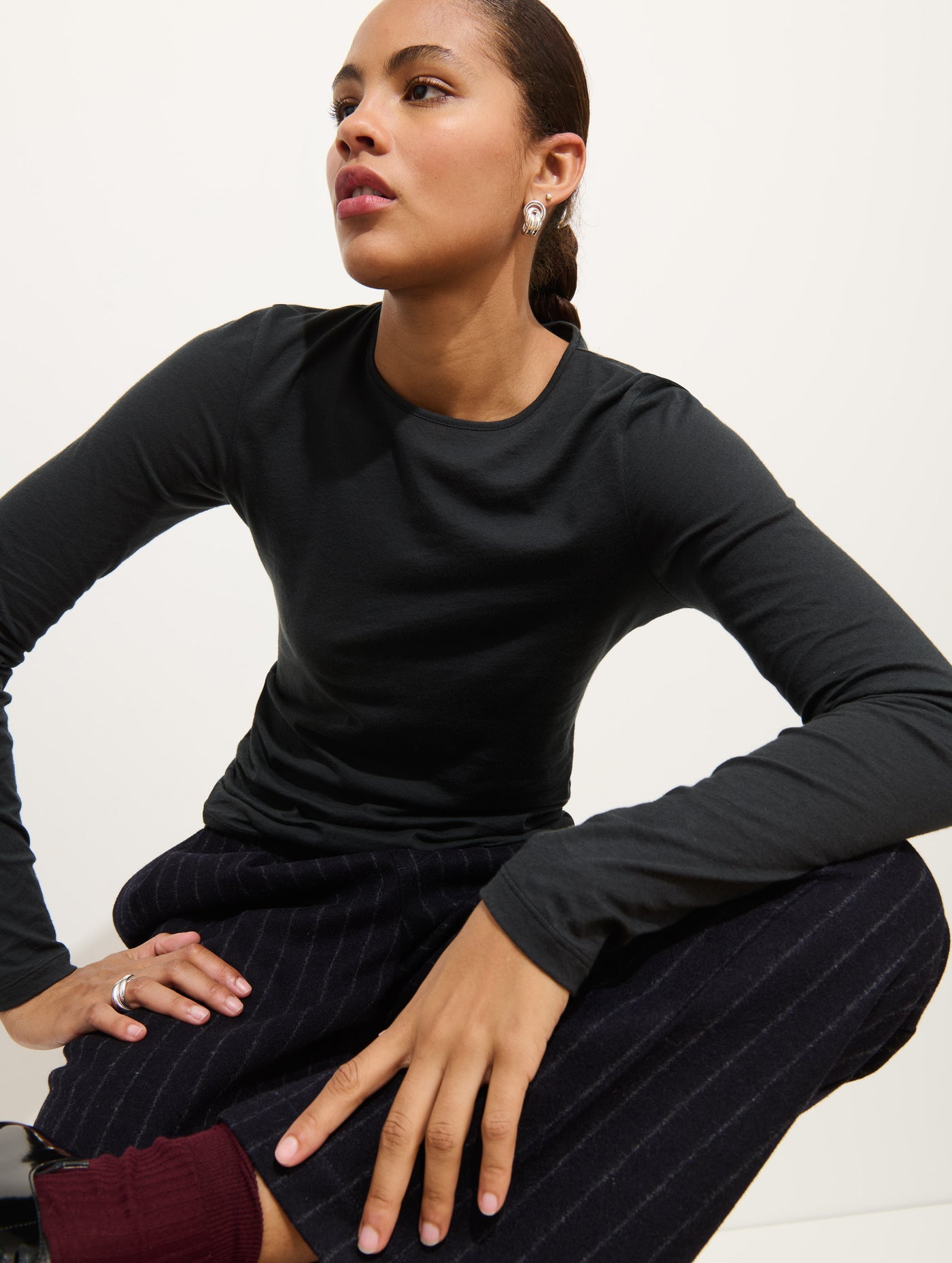 Tissue Tee In Cotton