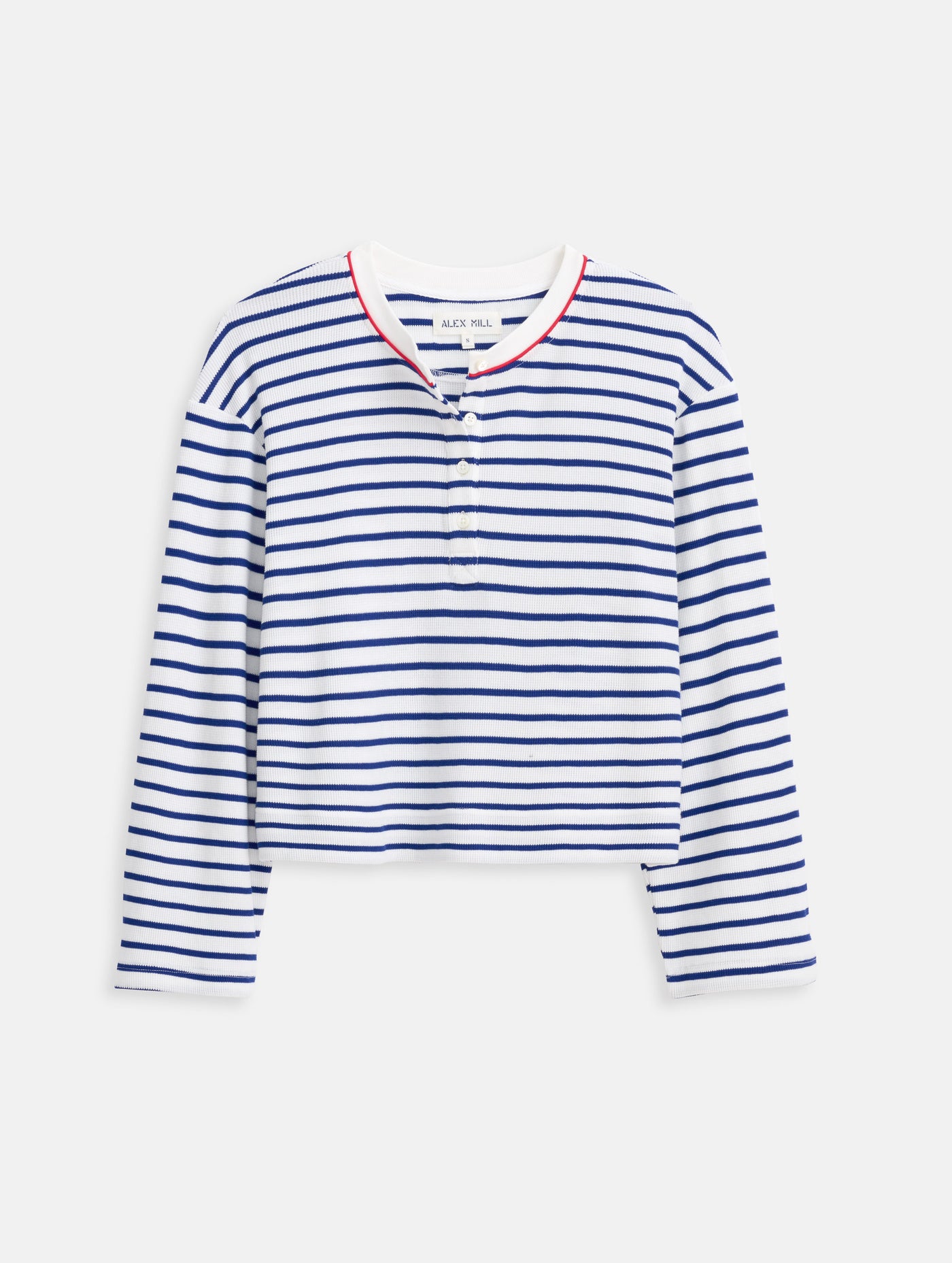 The Striped Waffle Sleeping Henley