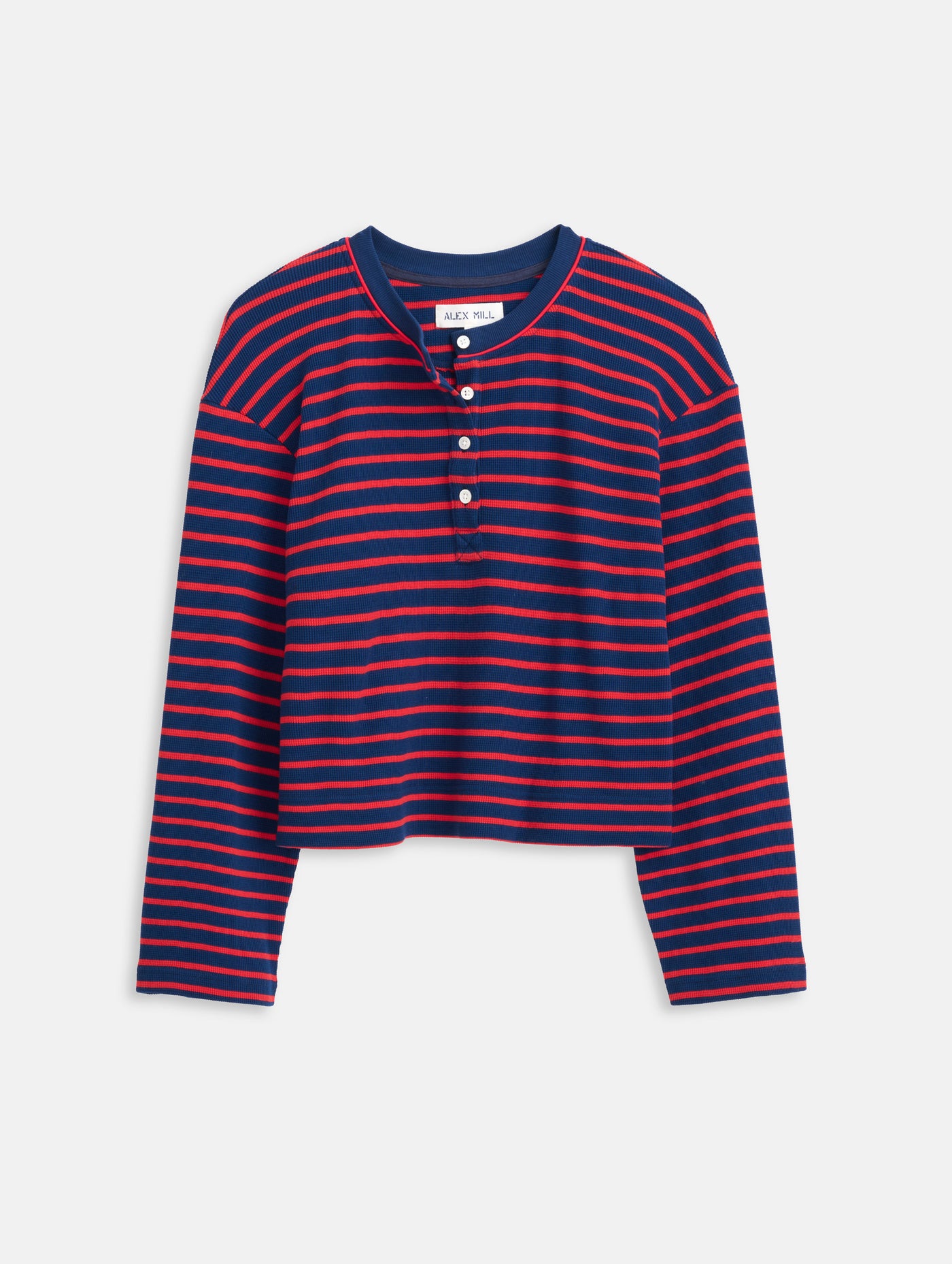 The Striped Waffle Sleeping Henley