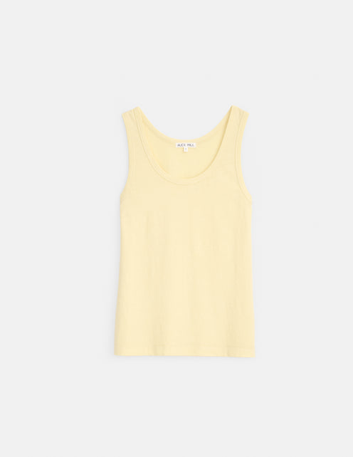 Garcon Tank In Linen Cotton