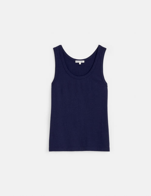 Garcon Tank In Linen Cotton
