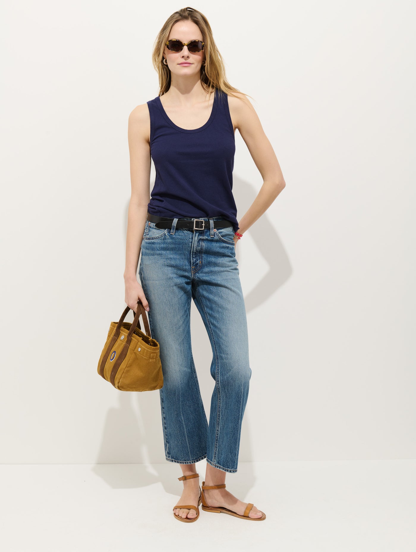 Garcon Tank In Linen Cotton