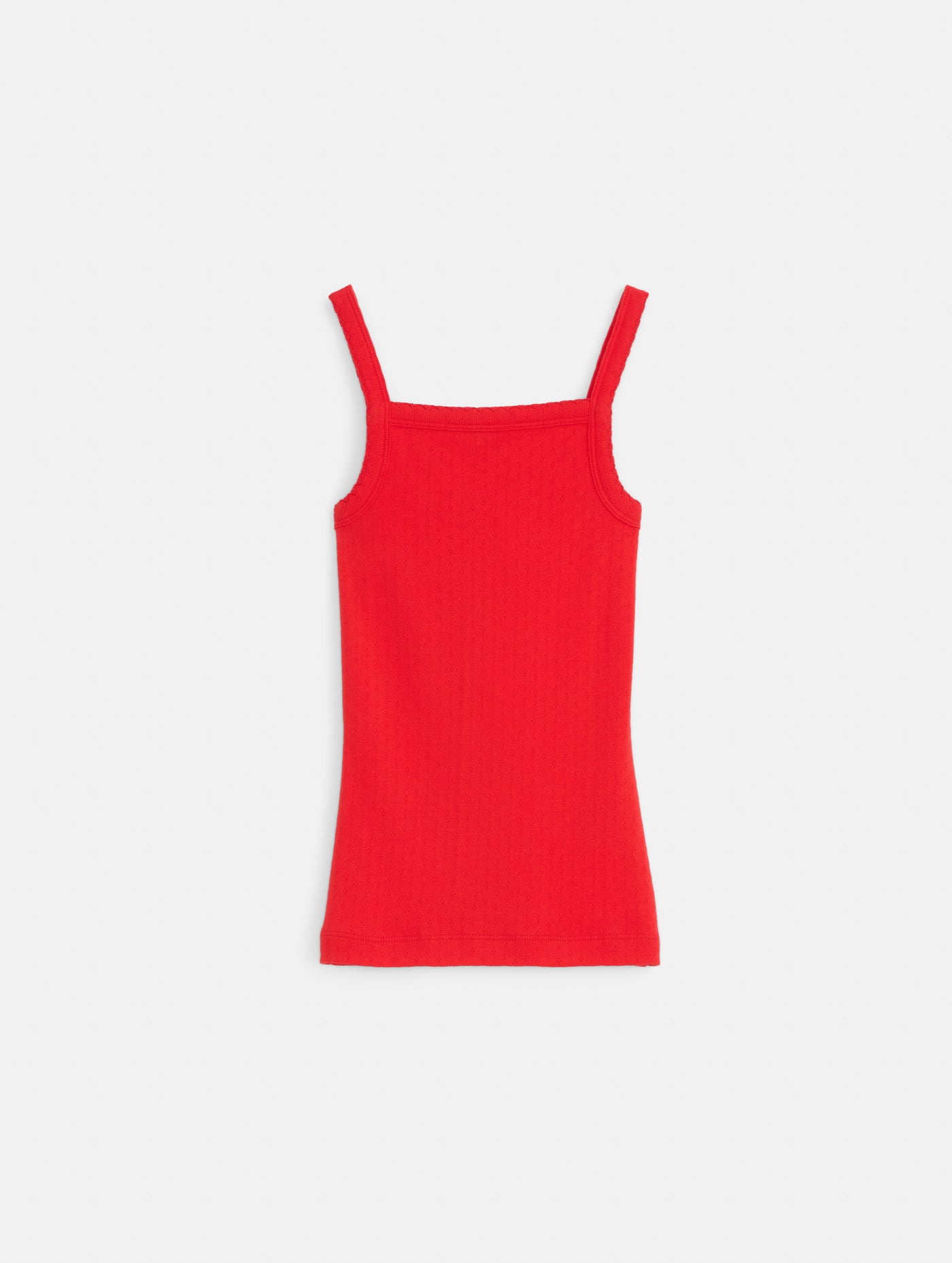 Lara Tank In Cotton Pointelle