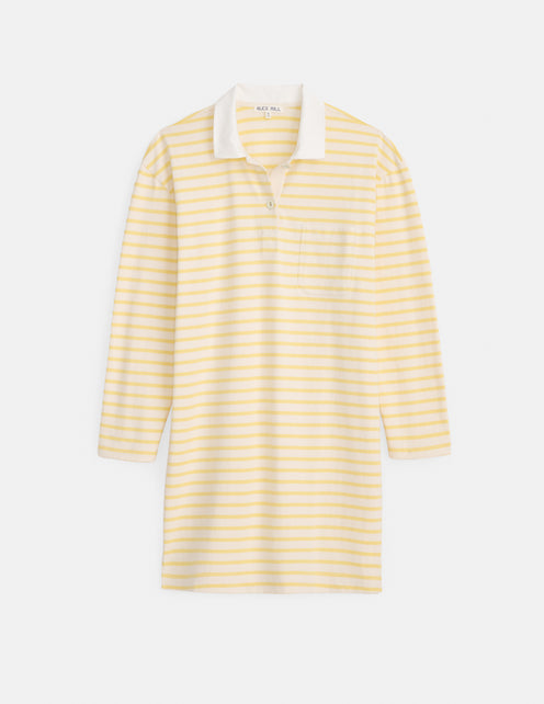 Lizzy Rugby Stripe Dress In Cotton Jersey