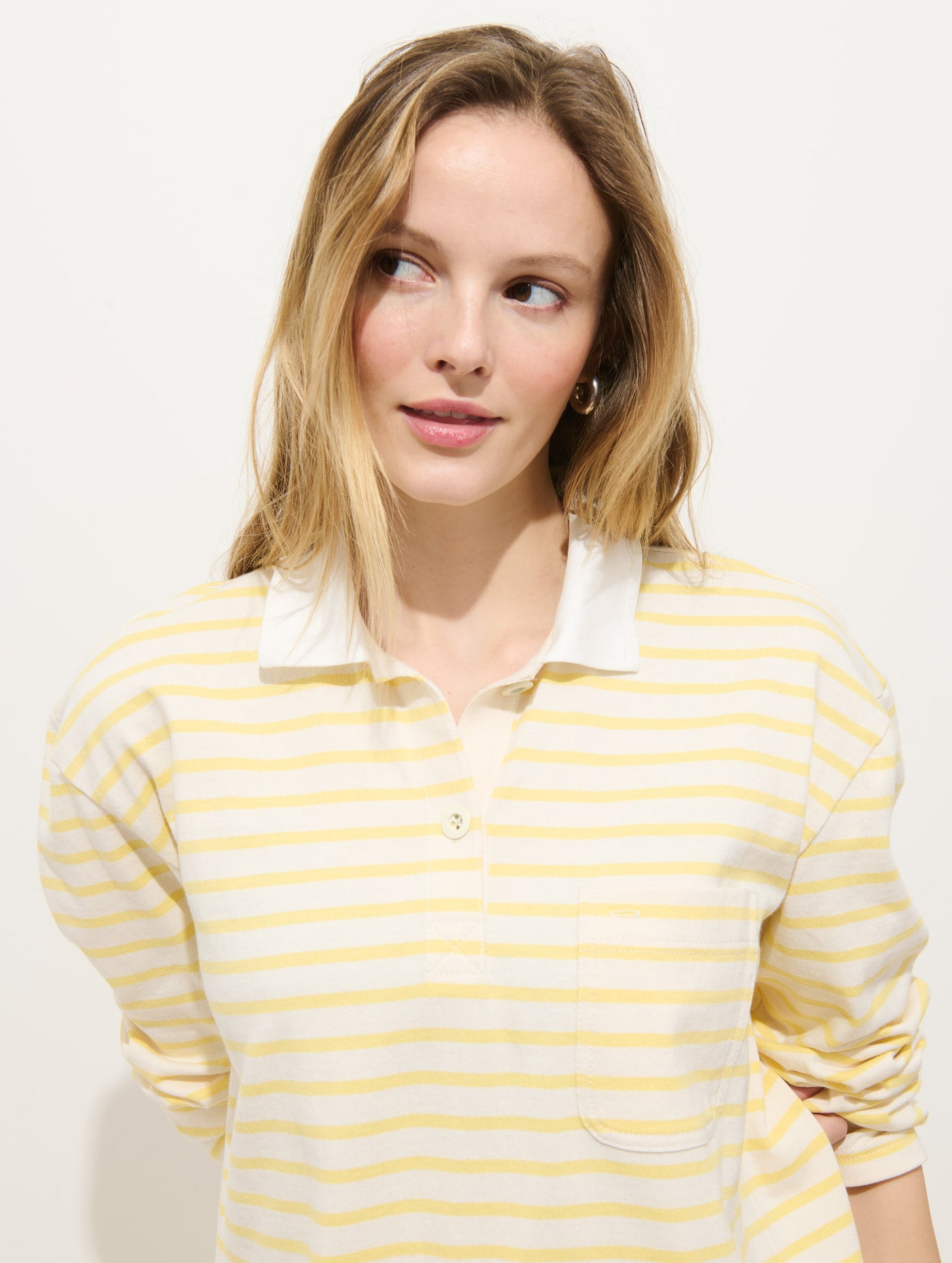Lizzy Rugby Stripe Dress In Cotton Jersey
