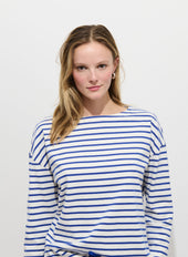 Avignon Striped Tee In Cotton