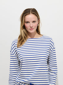 Avignon Striped Tee In Cotton