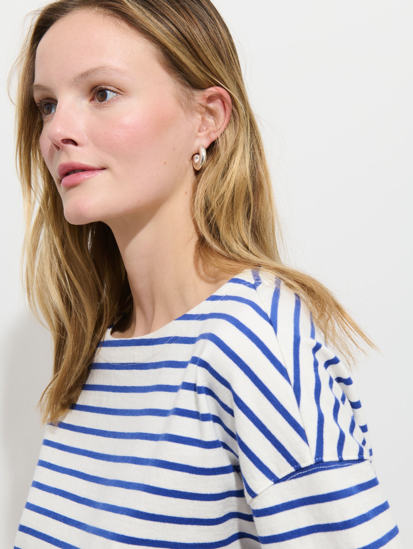 Avignon Striped Tee In Cotton