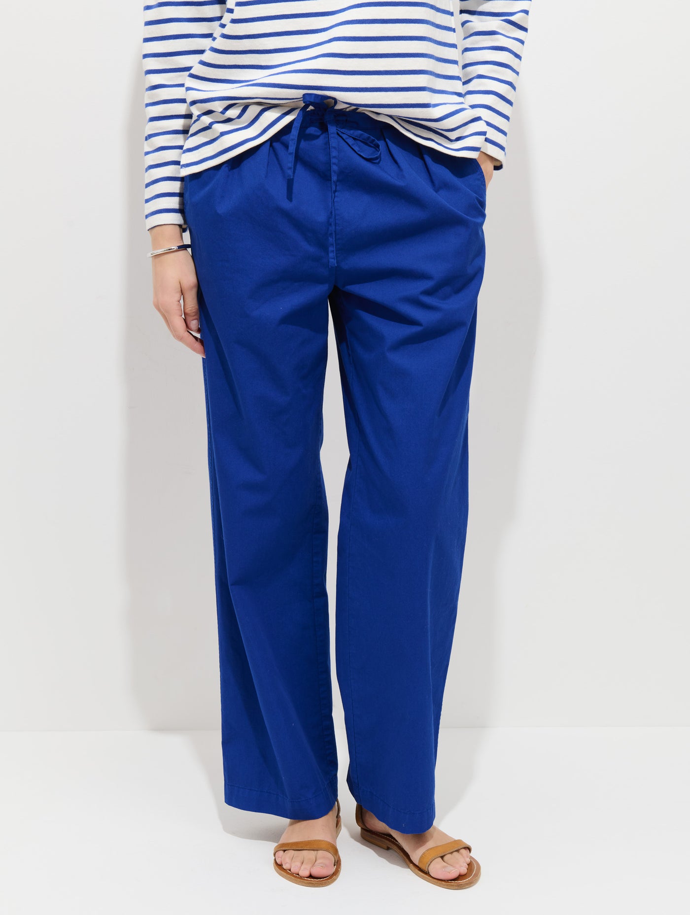 Hudson Pull On Pant In Cotton Twill