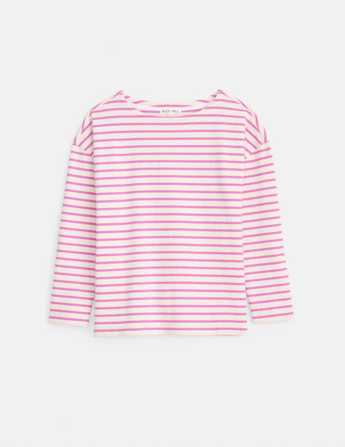 Avignon Striped Tee In Cotton