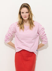 Avignon Striped Tee In Cotton