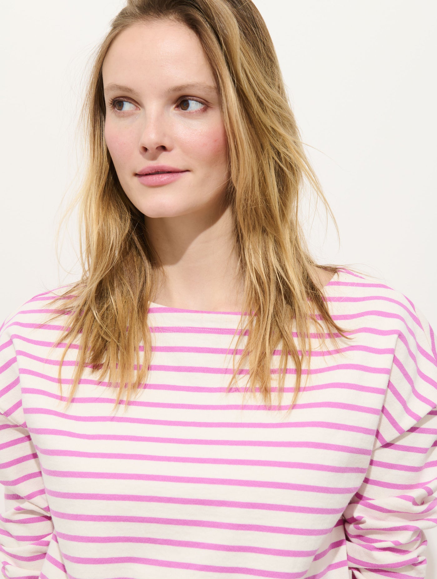 Avignon Striped Tee In Cotton