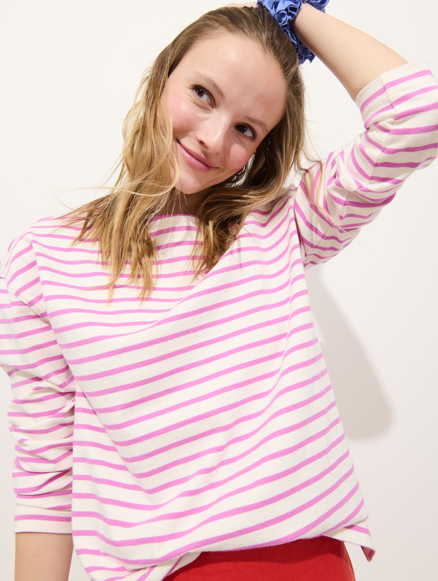Avignon Striped Tee In Cotton